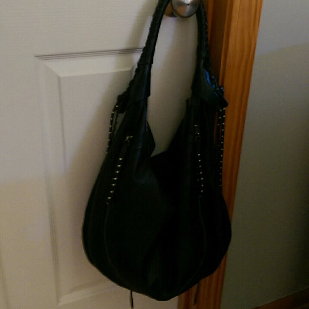 orYANY Black Leather Hobo Bag - Picture 2 of 4